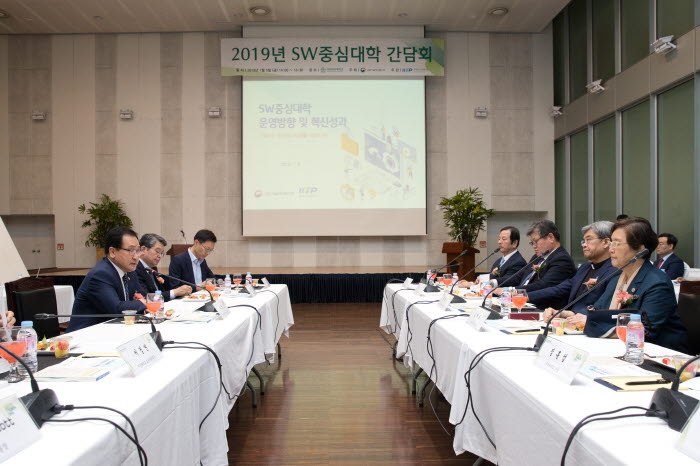 SW교육혁신을 위한 소프트웨어 중심대학 총장 간담회 개최