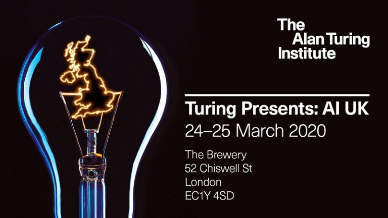 The Alan Turing Institute announces ‘AI UK’ 2020
