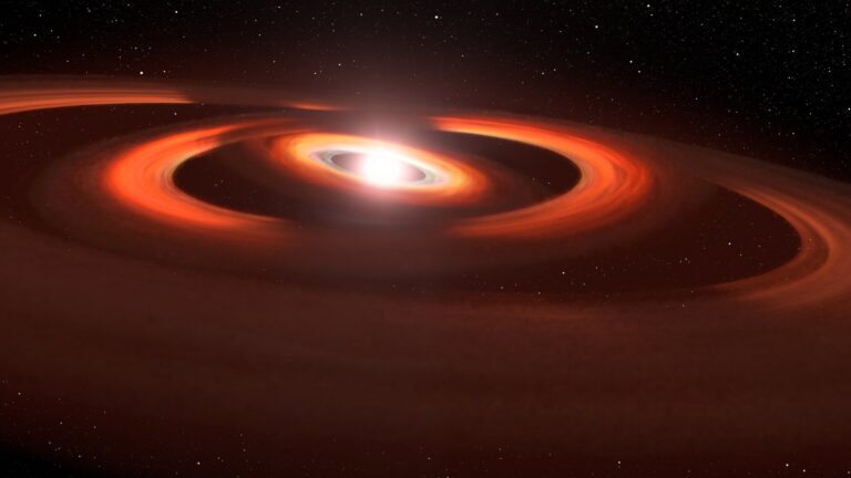 [사진] 허블이 찾은 행성 형성 디스크 주위 그림자
