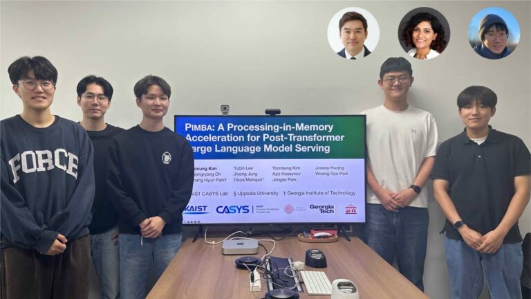 KAIST, 추론속도 4배 초고효율 AI 메모리 반도체 세계 최초 개발